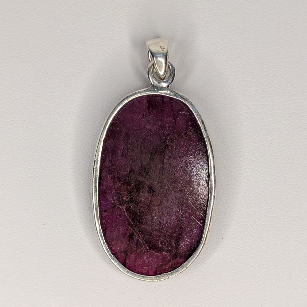 Purple Labradorite Pendant S925 Sterling Silver - Picture 5 of 6